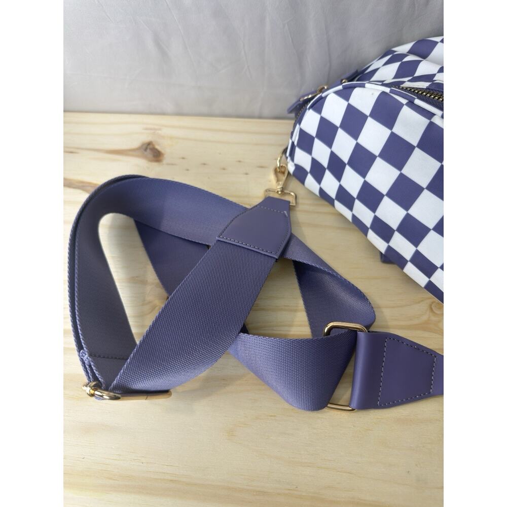 Crossbody Bags for Women Checkered Bum Bag Shoulder Bag Fanny Pack - Picture 10 of 14